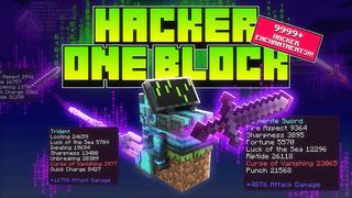 Thumbnail of the Minecraft Bedrock Marketplace product Hacker One Block created by Red Eagle Studios.