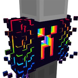 Thumbnail of the Minecraft Bedrock Marketplace product RGB Creeper Spectrum Top created by Red Eagle Studios.