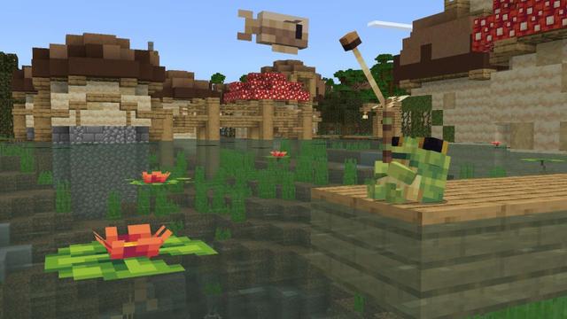 Screenshot of the Minecraft Bedrock Marketplace product Ribbits created by Refresh Studios.