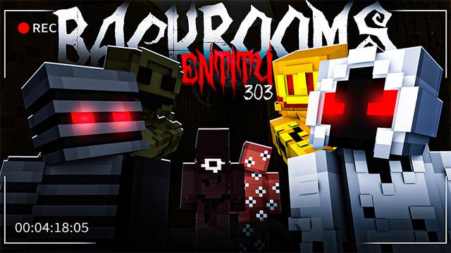 Thumbnail of the Minecraft Bedrock Marketplace product Backrooms Entity 303 created by SandBlock Studios.