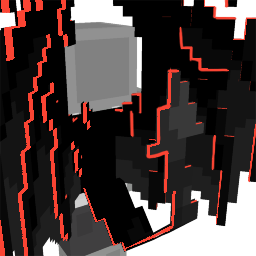 Thumbnail of the Minecraft Bedrock Marketplace product Black Demon Tail Wings created by SandBlock Studios.