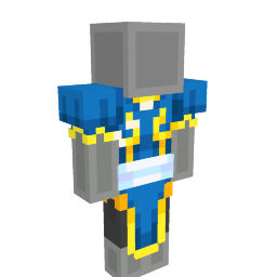 Thumbnail of the Minecraft Bedrock Marketplace product Blue Ninja Kimono created by SandBlock Studios.