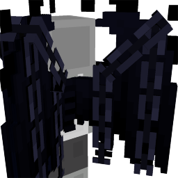 Thumbnail of the Minecraft Bedrock Marketplace product Chained Black Demon Wings created by SandBlock Studios.