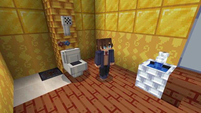 Screenshot of the Minecraft Bedrock Marketplace product Crazy House created by SandBlock Studios.