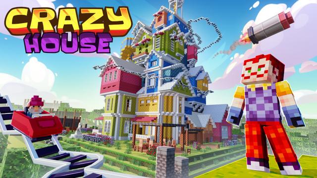 Thumbnail of the Minecraft Bedrock Marketplace product Crazy House created by SandBlock Studios.