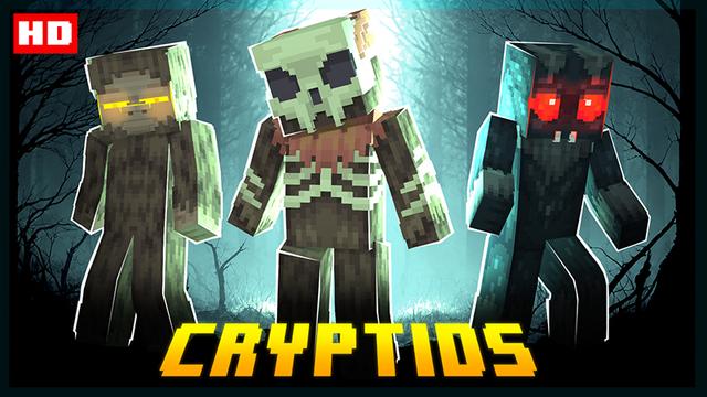 Thumbnail of the Minecraft Bedrock Marketplace product Cryptids HD created by SandBlock Studios.