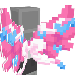 Thumbnail of the Minecraft Bedrock Marketplace product Cute Pink Wings created by SandBlock Studios.