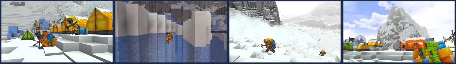 Panorama of the Minecraft Bedrock Marketplace product Everest Ascension created by SandBlock Studios.