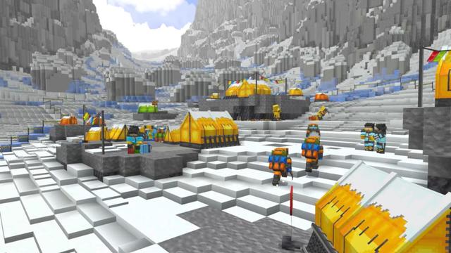 Screenshot of the Minecraft Bedrock Marketplace product Everest Ascension created by SandBlock Studios.