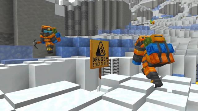 Screenshot of the Minecraft Bedrock Marketplace product Everest Ascension created by SandBlock Studios.