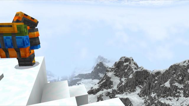 Screenshot of the Minecraft Bedrock Marketplace product Everest Ascension created by SandBlock Studios.