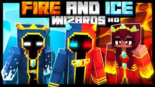Thumbnail of the Minecraft Bedrock Marketplace product Fire and Ice Wizards HD created by SandBlock Studios.