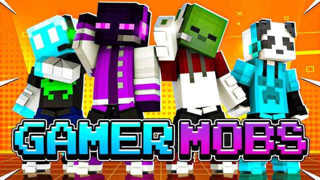Thumbnail of the Minecraft Bedrock Marketplace product Gamer Mobs created by SandBlock Studios.
