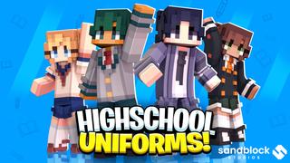 Thumbnail of the Minecraft Bedrock Marketplace product Highschool Uniforms created by SandBlock Studios.