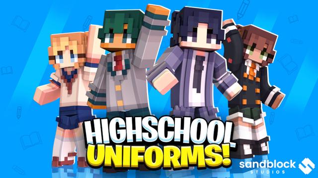 Thumbnail of the Minecraft Bedrock Marketplace product Highschool Uniforms created by SandBlock Studios.