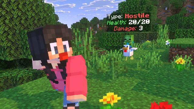 Screenshot of the Minecraft Bedrock Marketplace product HUD Essentials created by SandBlock Studios.