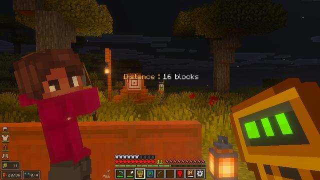 Screenshot of the Minecraft Bedrock Marketplace product HUD Essentials created by SandBlock Studios.