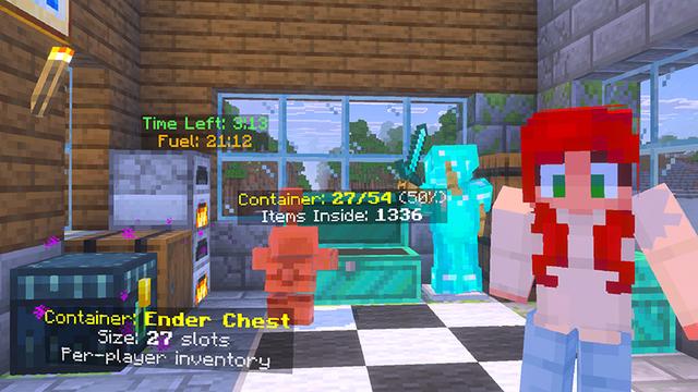 Screenshot of the Minecraft Bedrock Marketplace product HUD Essentials created by SandBlock Studios.