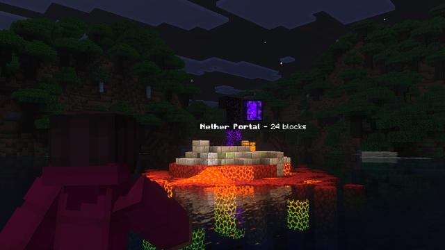 Screenshot of the Minecraft Bedrock Marketplace product HUD Essentials created by SandBlock Studios.