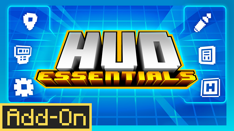Thumbnail of the Minecraft Bedrock Marketplace product HUD Essentials created by SandBlock Studios.