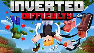 Thumbnail of the Minecraft Bedrock Marketplace product Inverted Difficulty created by SandBlock Studios.