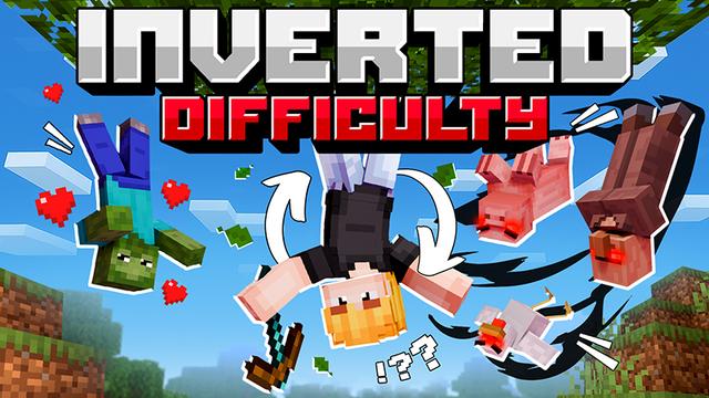 Thumbnail of the Minecraft Bedrock Marketplace product Inverted Difficulty created by SandBlock Studios.