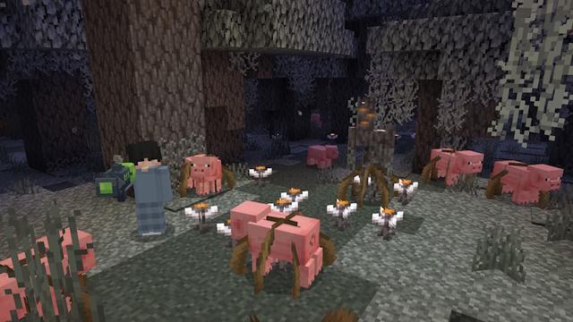 Screenshot of the Minecraft Bedrock Marketplace product Mobs in Bottle created by SandBlock Studios.