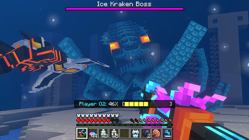 Screenshot of the Minecraft Bedrock Marketplace product Ocean Biomes ++ Add-On created by SandBlock Studios.