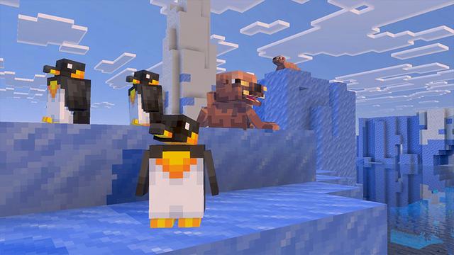 Screenshot of the Minecraft Bedrock Marketplace product Ocean Biomes ++ Add-On created by SandBlock Studios.