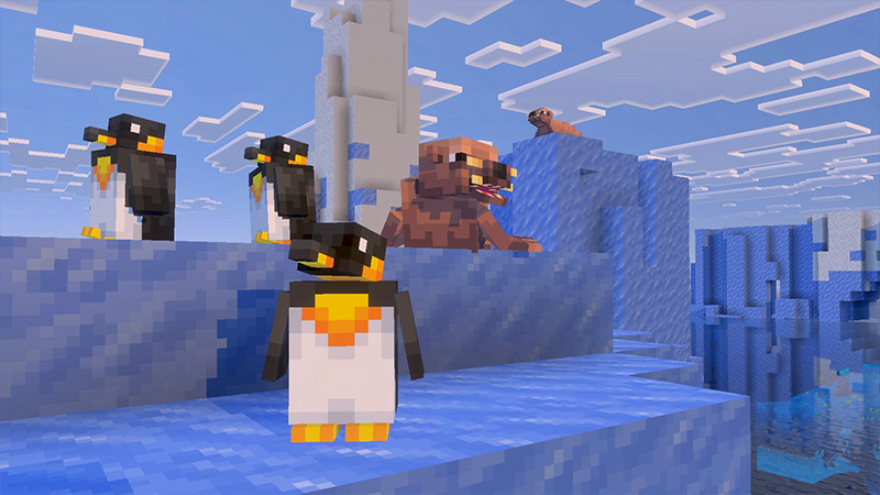 Screenshot of the Minecraft Bedrock Marketplace product Ocean Biomes ++ Add-On created by SandBlock Studios.