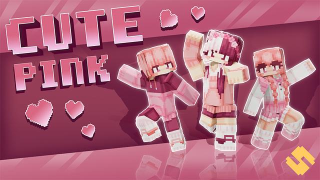 Thumbnail of the Minecraft Bedrock Marketplace product Pink Cute created by SandBlock Studios.