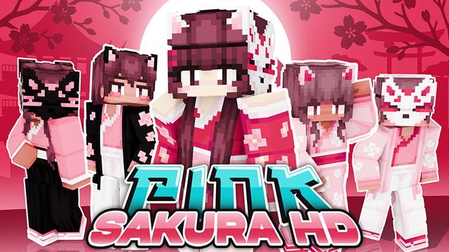 Thumbnail of the Minecraft Bedrock Marketplace product Pink Sakura HD created by SandBlock Studios.