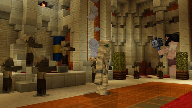 Screenshot of the Minecraft Bedrock Marketplace product Raft Survival created by SandBlock Studios.