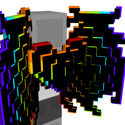 Thumbnail of the Minecraft Bedrock Marketplace product RGB Heart Wings created by SandBlock Studios.