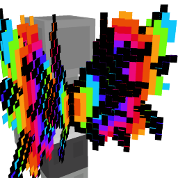 Thumbnail of the Minecraft Bedrock Marketplace product RGB Storm Wings created by SandBlock Studios.