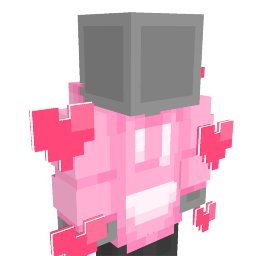 Thumbnail of the Minecraft Bedrock Marketplace product Rose Pink Hoodie created by SandBlock Studios.