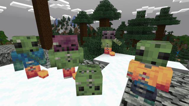 Screenshot of the Minecraft Bedrock Marketplace product Stitched Monsters created by SandBlock Studios.