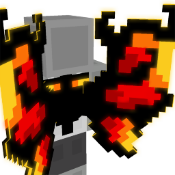 Thumbnail of the Minecraft Bedrock Marketplace product Void Fire Wings created by SandBlock Studios.