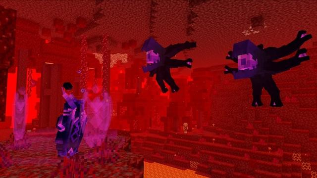 Screenshot of the Minecraft Bedrock Marketplace product Void Weapons created by SandBlock Studios.