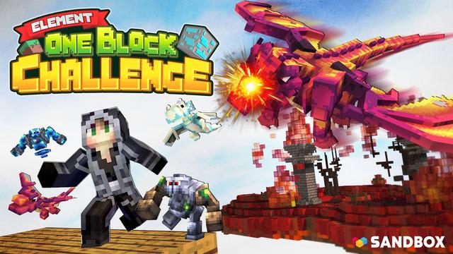 Thumbnail of the Minecraft Bedrock Marketplace product Element One Block Challenge created by Sandbox Network.