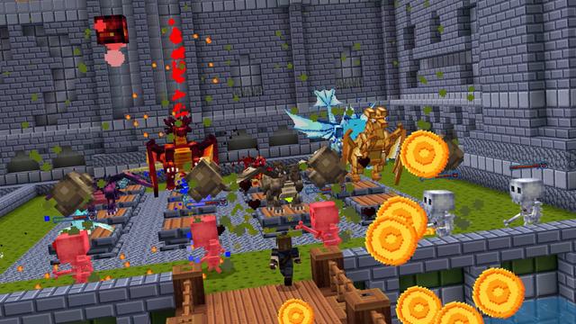 Screenshot of the Minecraft Bedrock Marketplace product Random Dragon Tower Defense created by Sandbox Network.