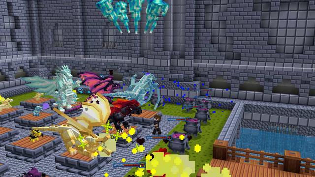 Screenshot of the Minecraft Bedrock Marketplace product Random Dragon Tower Defense created by Sandbox Network.