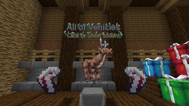 Screenshot of the Minecraft Bedrock Marketplace product Santa Parkour created by Sandbox Network.