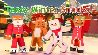 Thumbnail of the Minecraft Bedrock Marketplace product Tasty Winter Snacks! created by Sandbox Network.