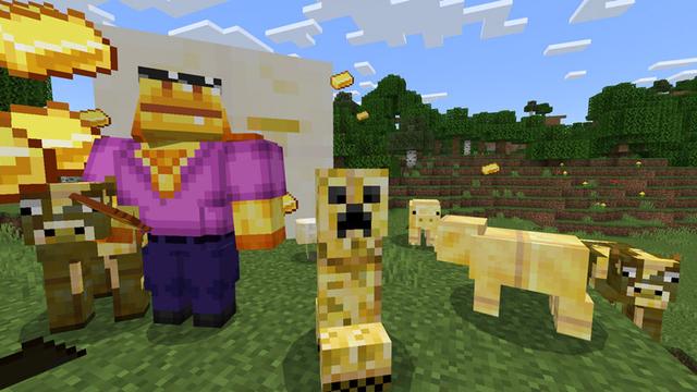 Screenshot of the Minecraft Bedrock Marketplace product Buff Sniffers created by Sapix.