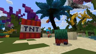 Screenshot of the Minecraft Bedrock Marketplace product Buff Sniffers created by Sapix.