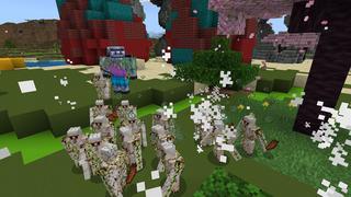 Screenshot of the Minecraft Bedrock Marketplace product Buff Sniffers created by Sapix.