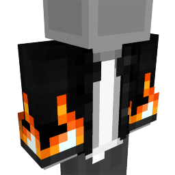 Thumbnail of the Minecraft Bedrock Marketplace product Flaming Black Jacket created by Sapix.
