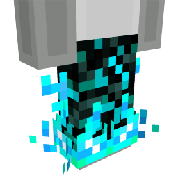 Thumbnail of the Minecraft Bedrock Marketplace product Flaming Sculk Pants created by Sapix.