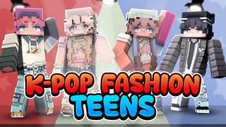 Thumbnail of the Minecraft Bedrock Marketplace product K-Pop Fashion Teens created by Sapix.